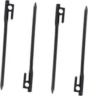 Outdoor Iron Tent Nails Camping Stakes 20cm Steel Pegs Tent Peg Mallet Essential Picnic Tool