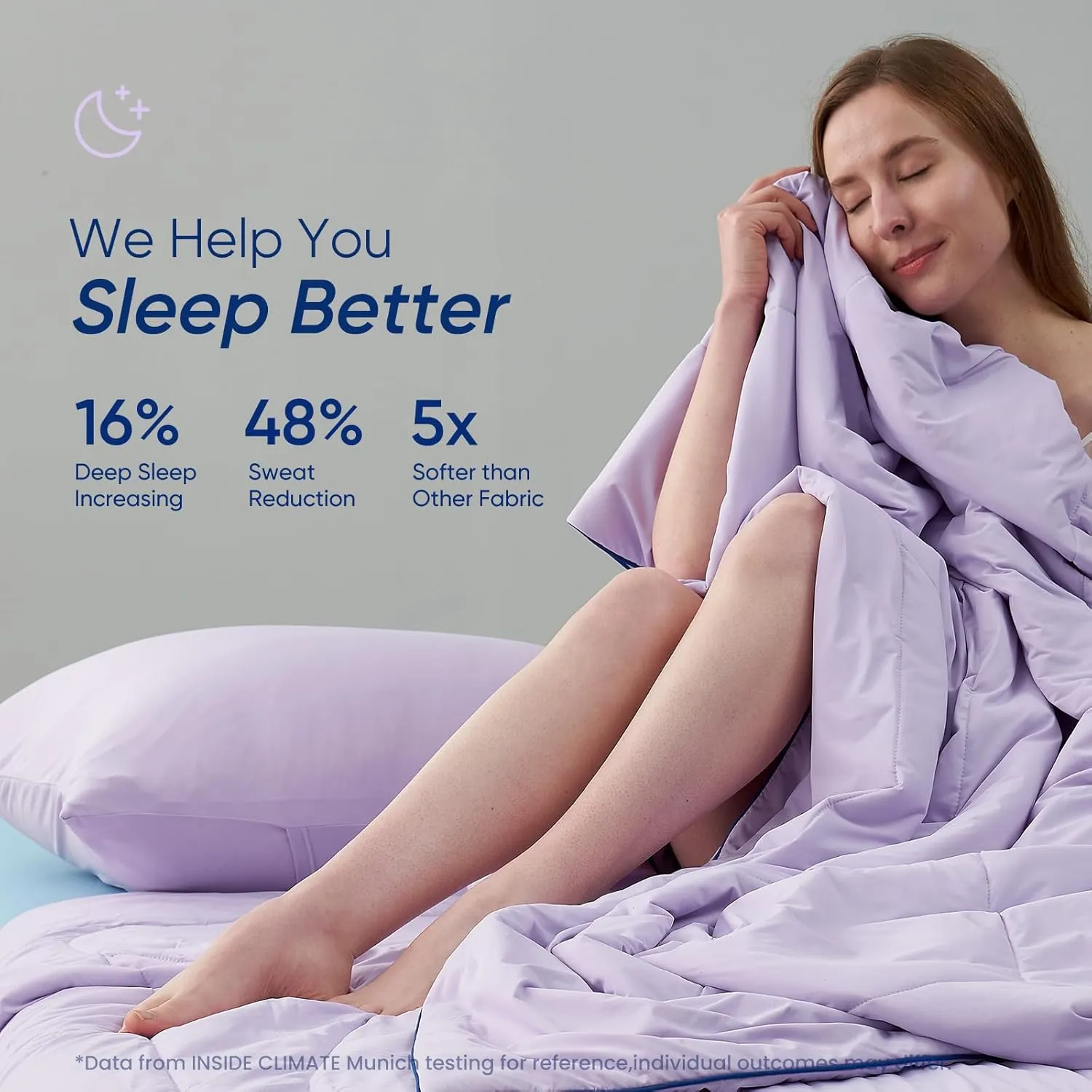 Outlast® Cooling Comforter,Queen King Size Bedding Quilt Summer Cooling Blankets for Hot Sleepers,Luxurious Bedding Comforter for All Season,NASA-Grade Temp Control for Deep Sleep