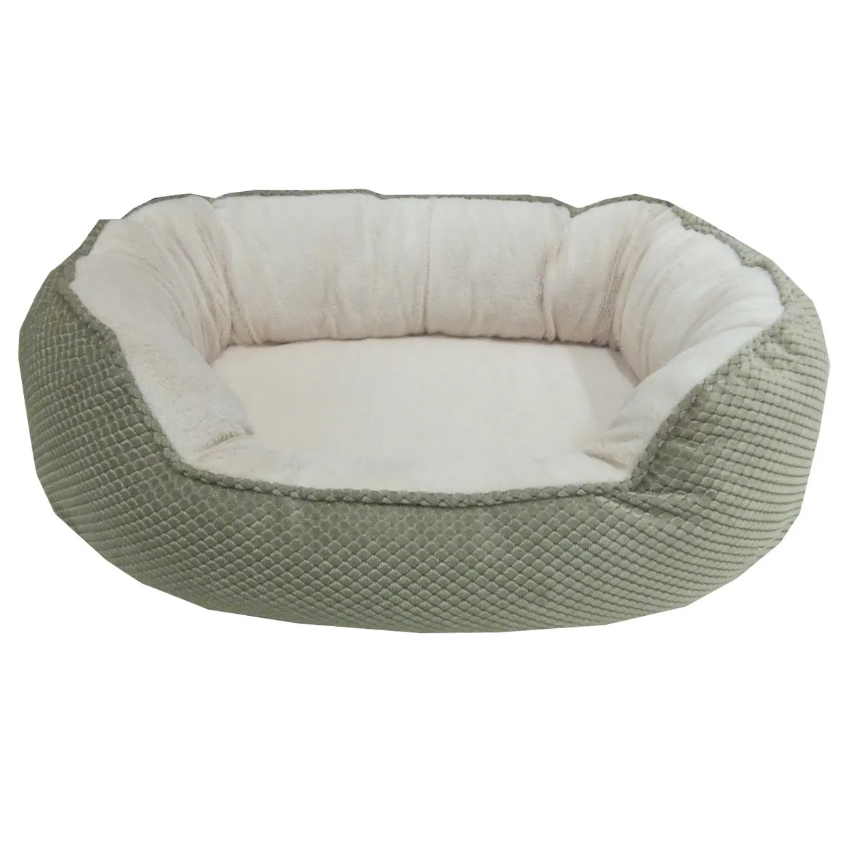 Oval Breathable Plush Pet bed