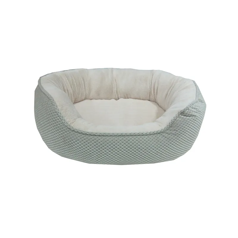 Oval Breathable Plush Pet bed