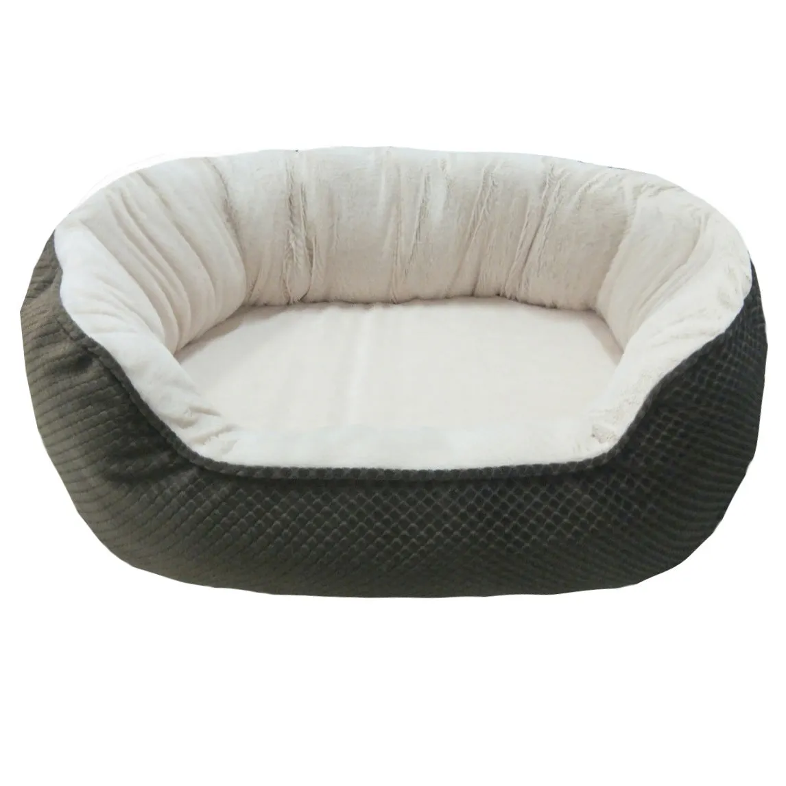 Oval Breathable Plush Pet bed