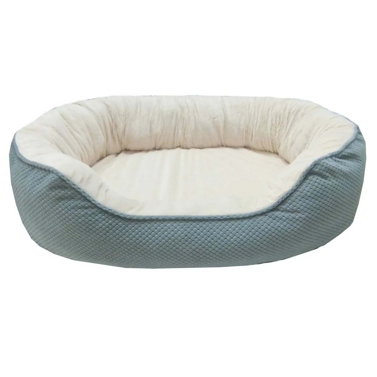 Oval Breathable Plush Pet bed