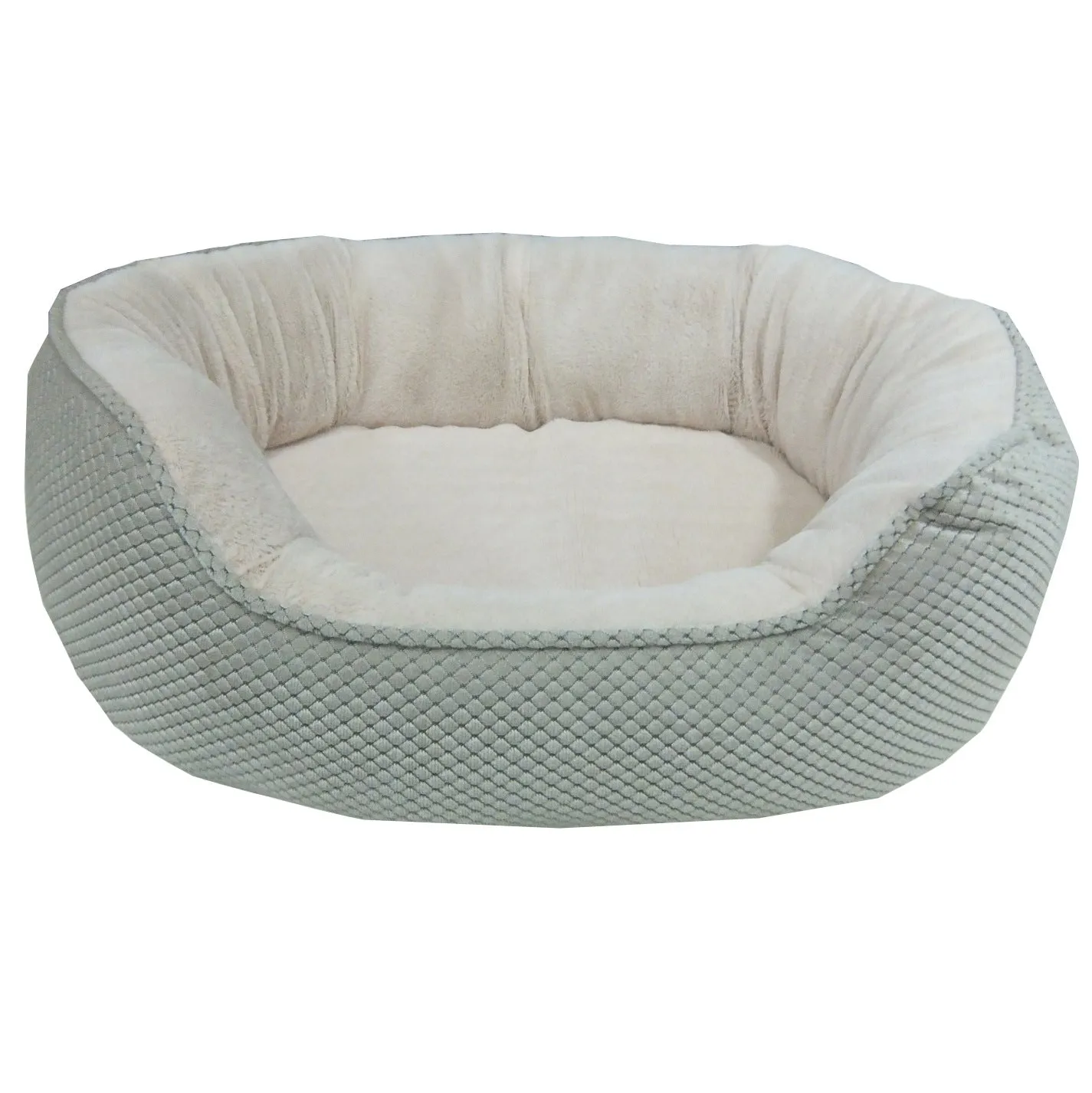 Oval Breathable Plush Pet bed