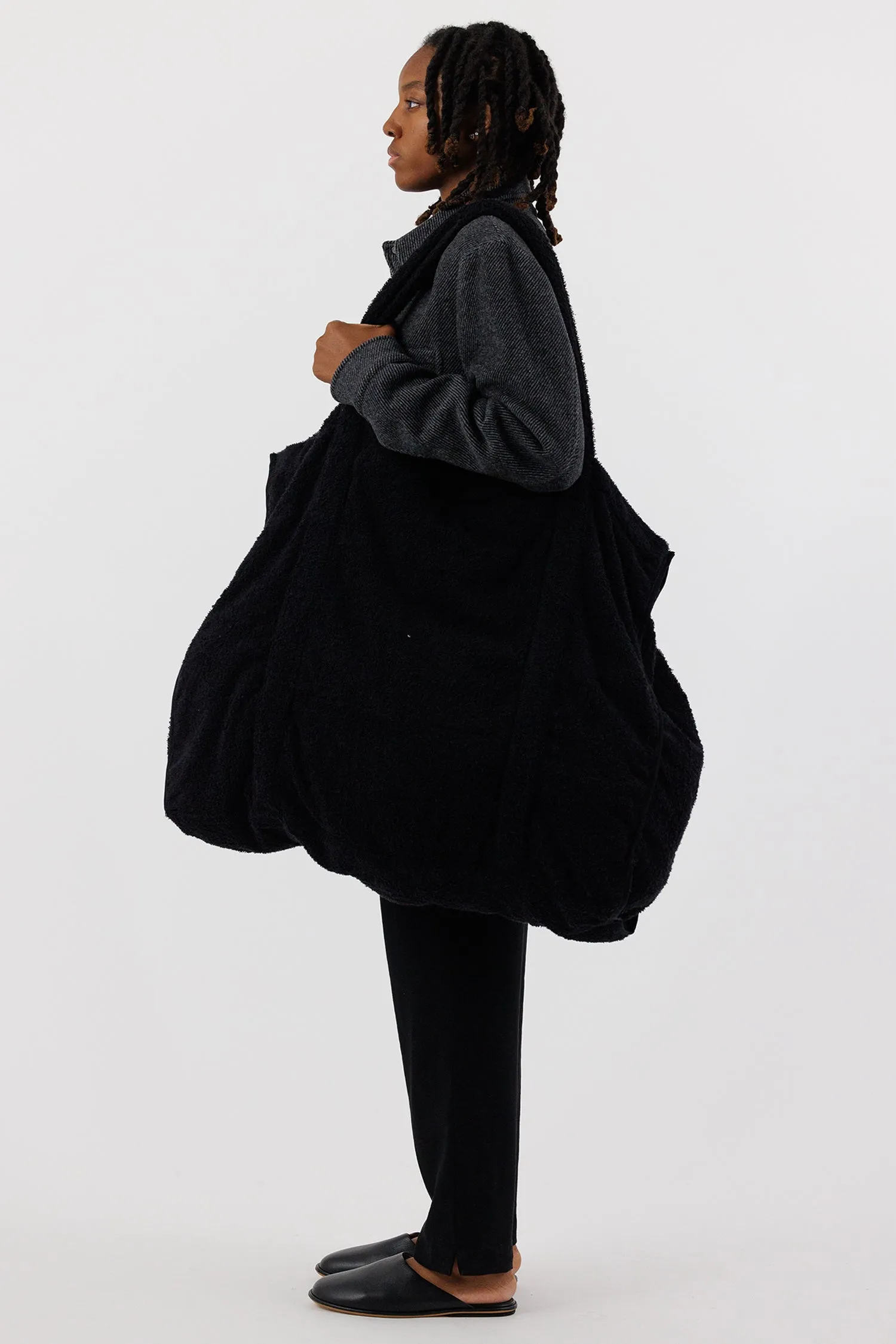 OVERSIZED TERRY TOTE