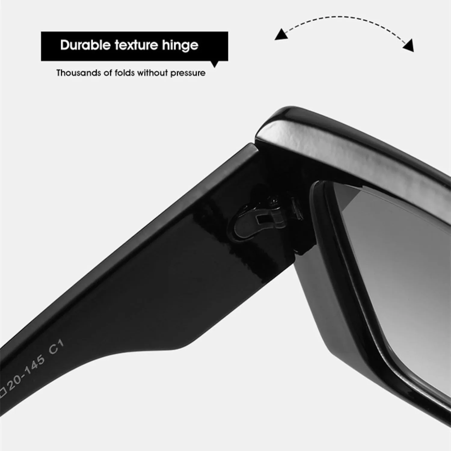 Oversized Woman Man Fashion Large Frame Sun Glasses Vintage Travel Driving Shades Uv400