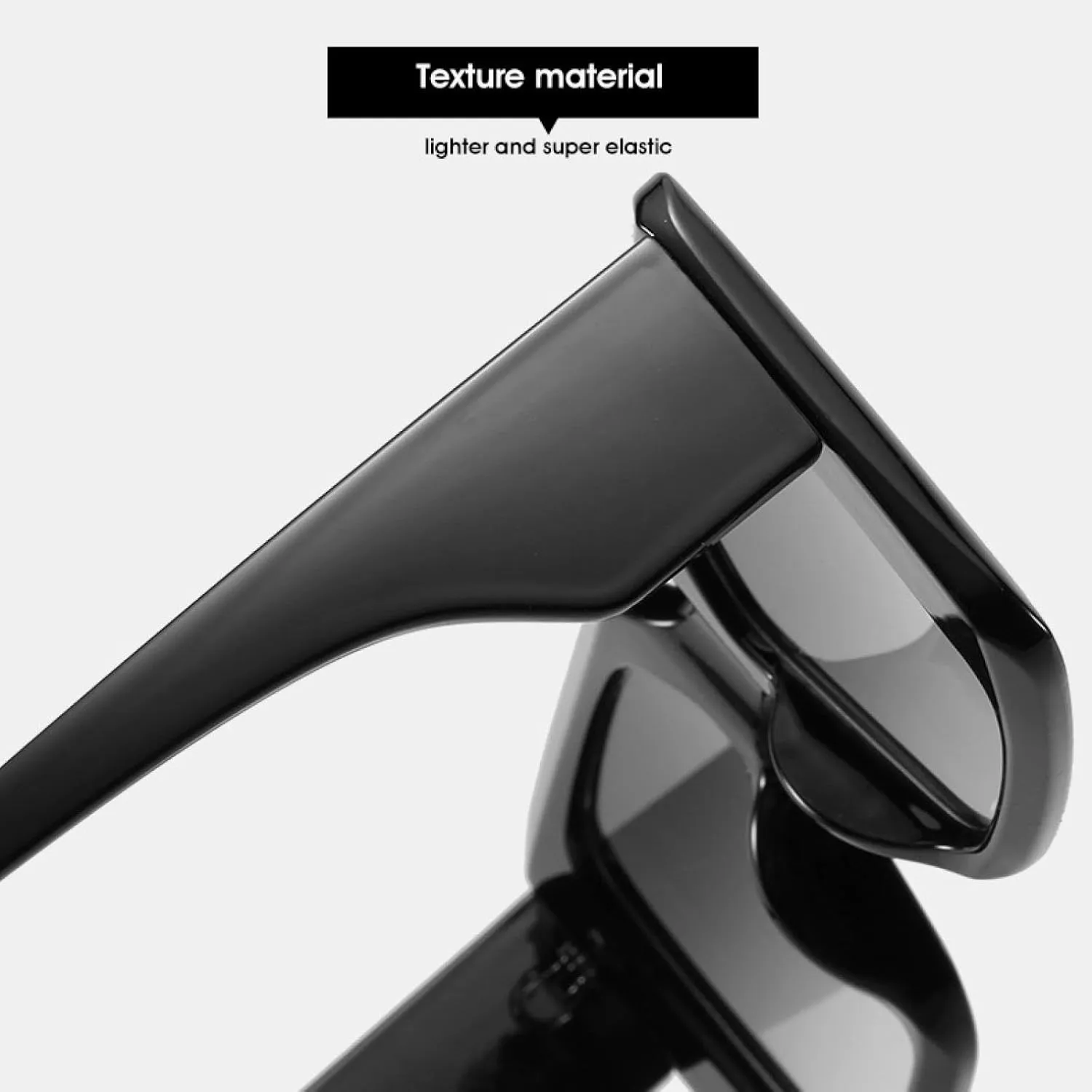 Oversized Woman Man Fashion Large Frame Sun Glasses Vintage Travel Driving Shades Uv400