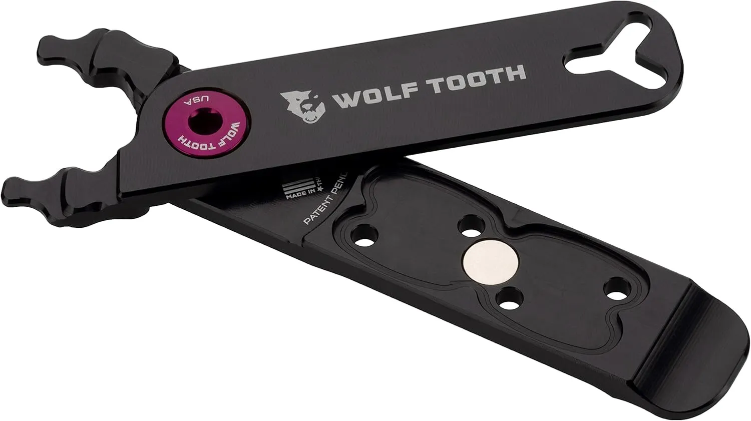 Pack Pliers - Master Link Combo Pliers - Black with Purple Bolt