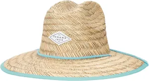 Panama Jack Women's Sun Hat - Lifeguard, Hand Woven Straw, UPF (SPF) 50  UVA/UVB Sun Protection, 4" Big Brim