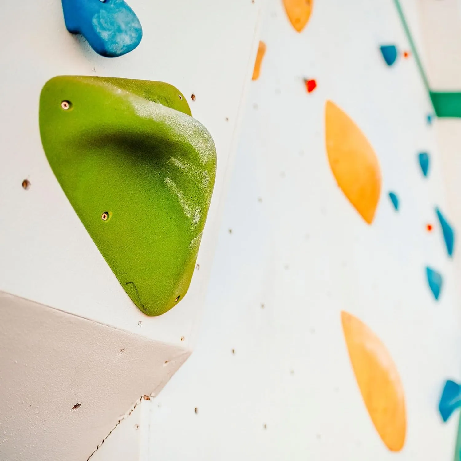PATIKIL Rock Climbing Holds, Small Climbing Rock Wall Grips with Double Hole for Outdoor Indoor Tree Training Playground Accessory