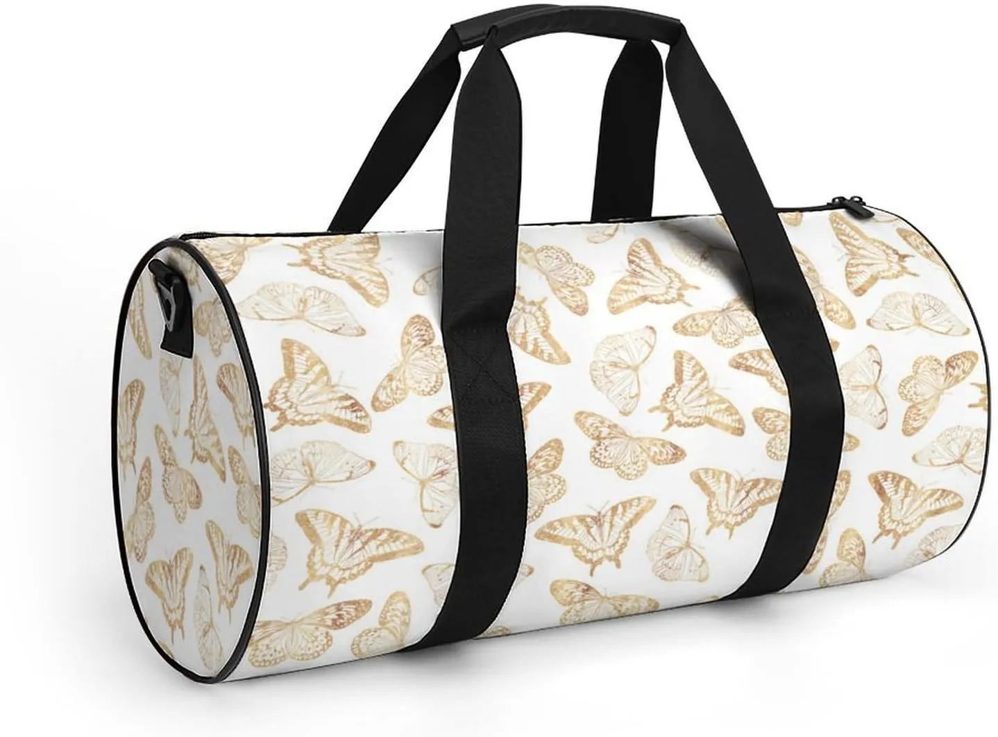 Penguin Bird Large Capacity Cylindrical Fitness Bag Unisex