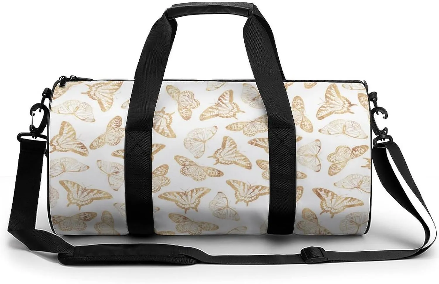 Penguin Bird Large Capacity Cylindrical Fitness Bag Unisex