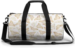 Penguin Bird Large Capacity Cylindrical Fitness Bag Unisex