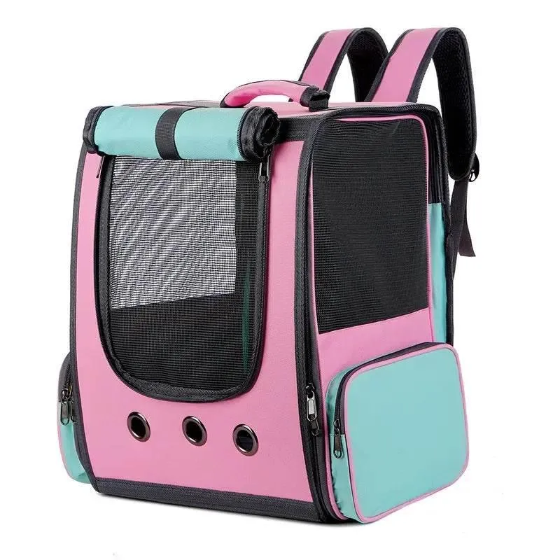 Pet Carrier Backpack - Breathable Dog and Cat Travel Bag