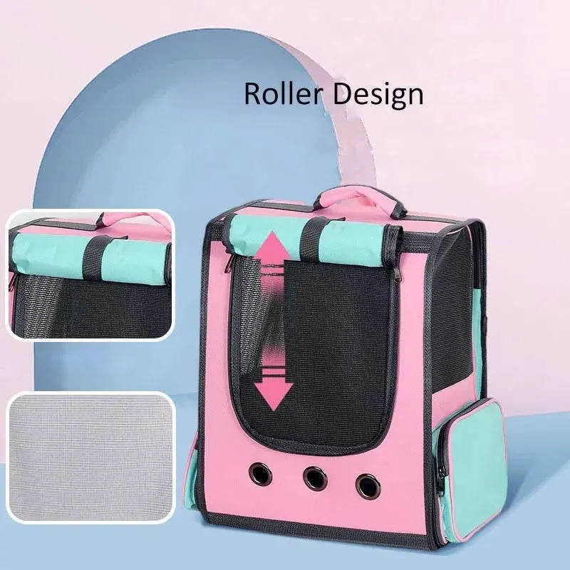 Pet Carrier Backpack - Breathable Dog and Cat Travel Bag