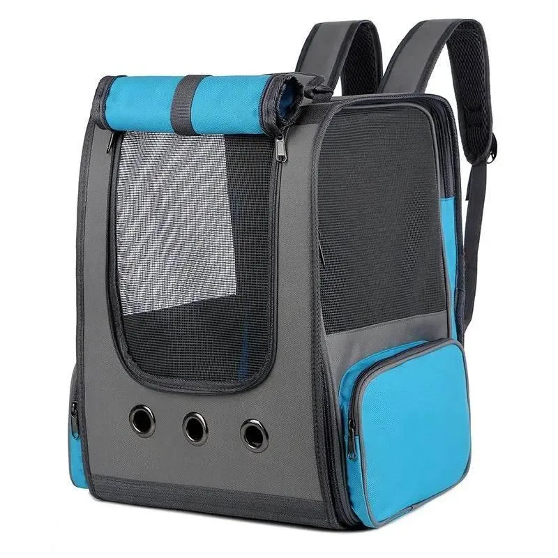 Pet Carrier Backpack - Breathable Dog and Cat Travel Bag