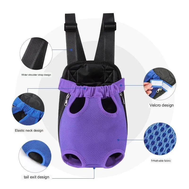 Pet Carrier Backpack - Breathable Travel Bag for Pets