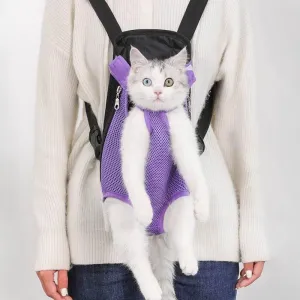 Pet Carrier Backpack - Breathable Travel Bag for Pets