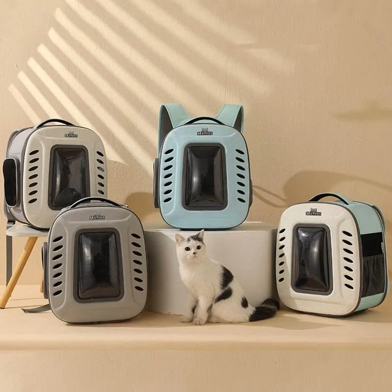 Pet Carrier Backpack - Comfortable Breathable Travel Bag for Pets
