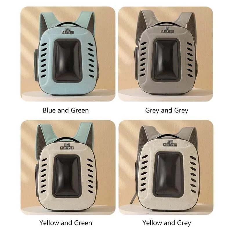 Pet Carrier Backpack - Comfortable Breathable Travel Bag for Pets