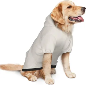Pet Dog & Cat Hoodie, Basic Pet Clothes Hoodie Sweater with Hat, Color Beige Pet Hoodie, Multi-Color Soft and Warm Cute Casual Hoodie Sweatshirt for Medium Large Dogs, XXL
