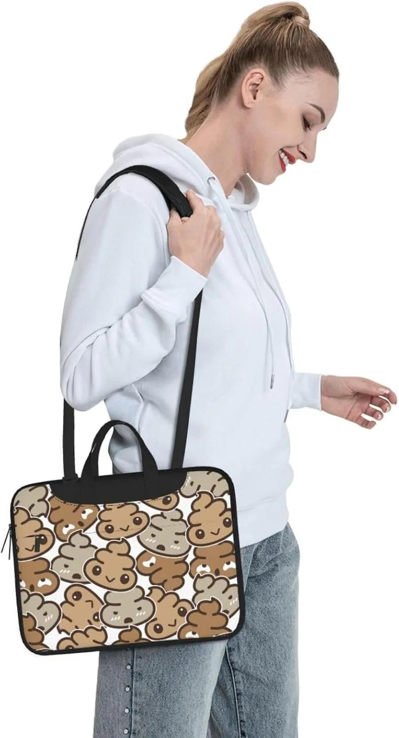 Pet French Bulldog Laptop Bag Classic Slim Briefcase Messenger Bag, Spacious, Ergonomic