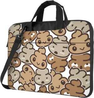 Pet French Bulldog Laptop Bag Classic Slim Briefcase Messenger Bag, Spacious, Ergonomic