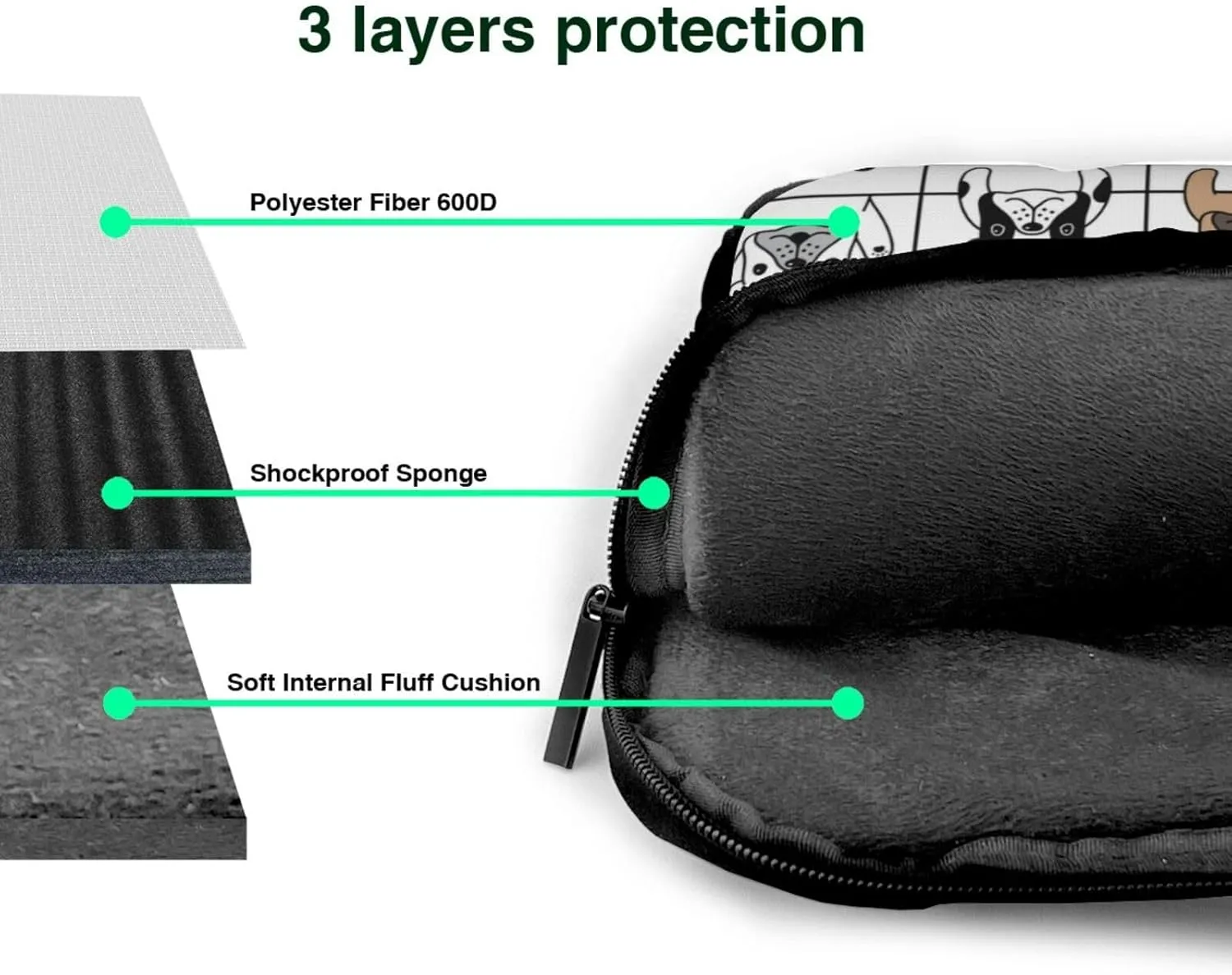 Pet French Bulldog Laptop Bag Classic Slim Briefcase Messenger Bag, Spacious, Ergonomic