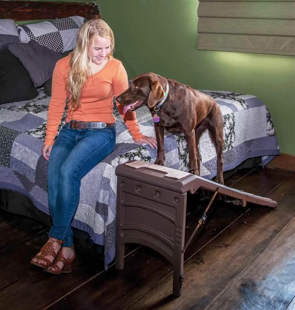 Pet Gear Free Standing Pet Ramp for Cats and Dogs, No Assembly Required, Easy Fold for Storage or Travel, Portable, Available in 6 Models