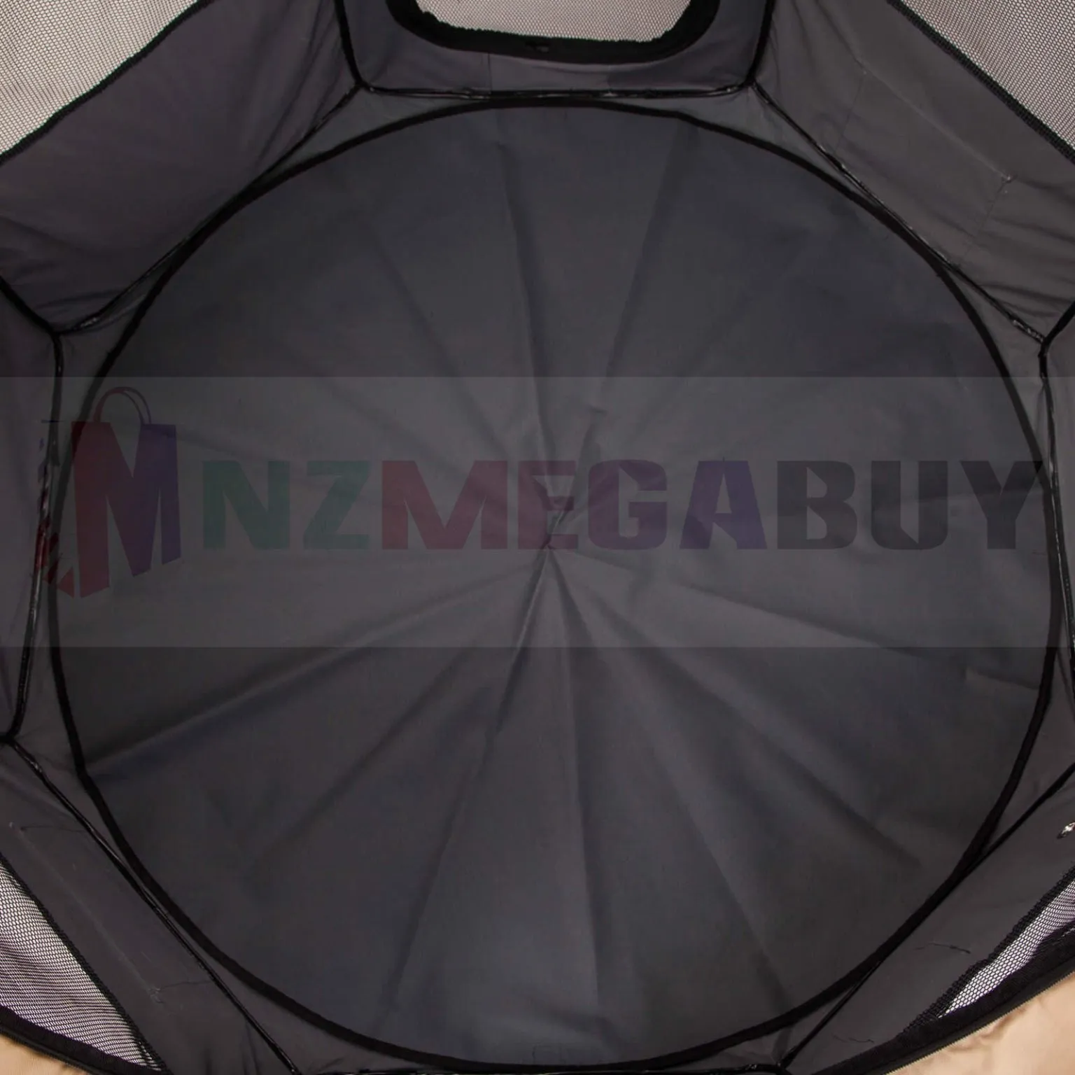 Pet Playpen Soft Crate Cage Portable Black 2XL * 150 x 150 x 98cm