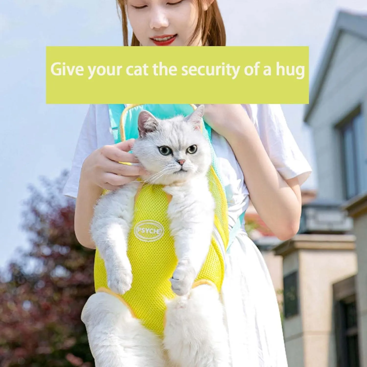 Pet Travel Bag Kit for Cat Dog Carrier & Travel, Breathable Pet Out Bag, Outcrop, Pet Out Shoulder Bag Yellow and Green (Yellow and Green, Medium)