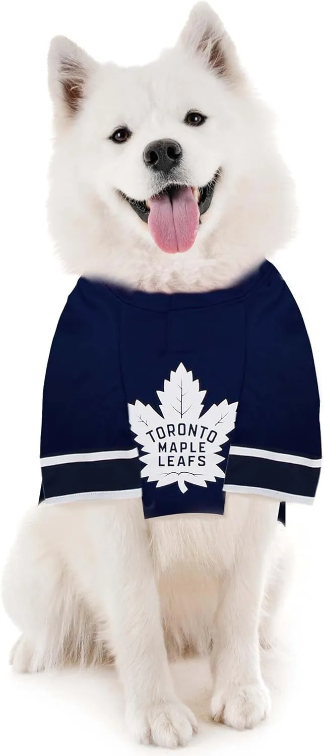Pets First NHLPA Auston Matthews Mesh Jersey for Dogs & Cats, Toronto Maple Leafs Papi-34 Dog Jersey, Size Small, Licensed Dog Jersey with Your Favorite Hockey Team Player