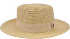 Pineapple&Star Deor Boater Straw Sun Hat Beach Fine Braid UPF50  for Women Men