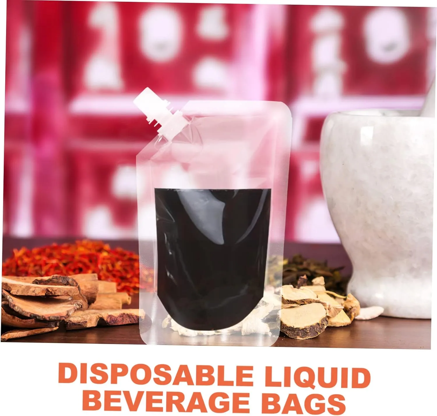 Plastic Milk Holders Leakproof Edible Oil Bag Plastic Bags for Juice Camping Hiking