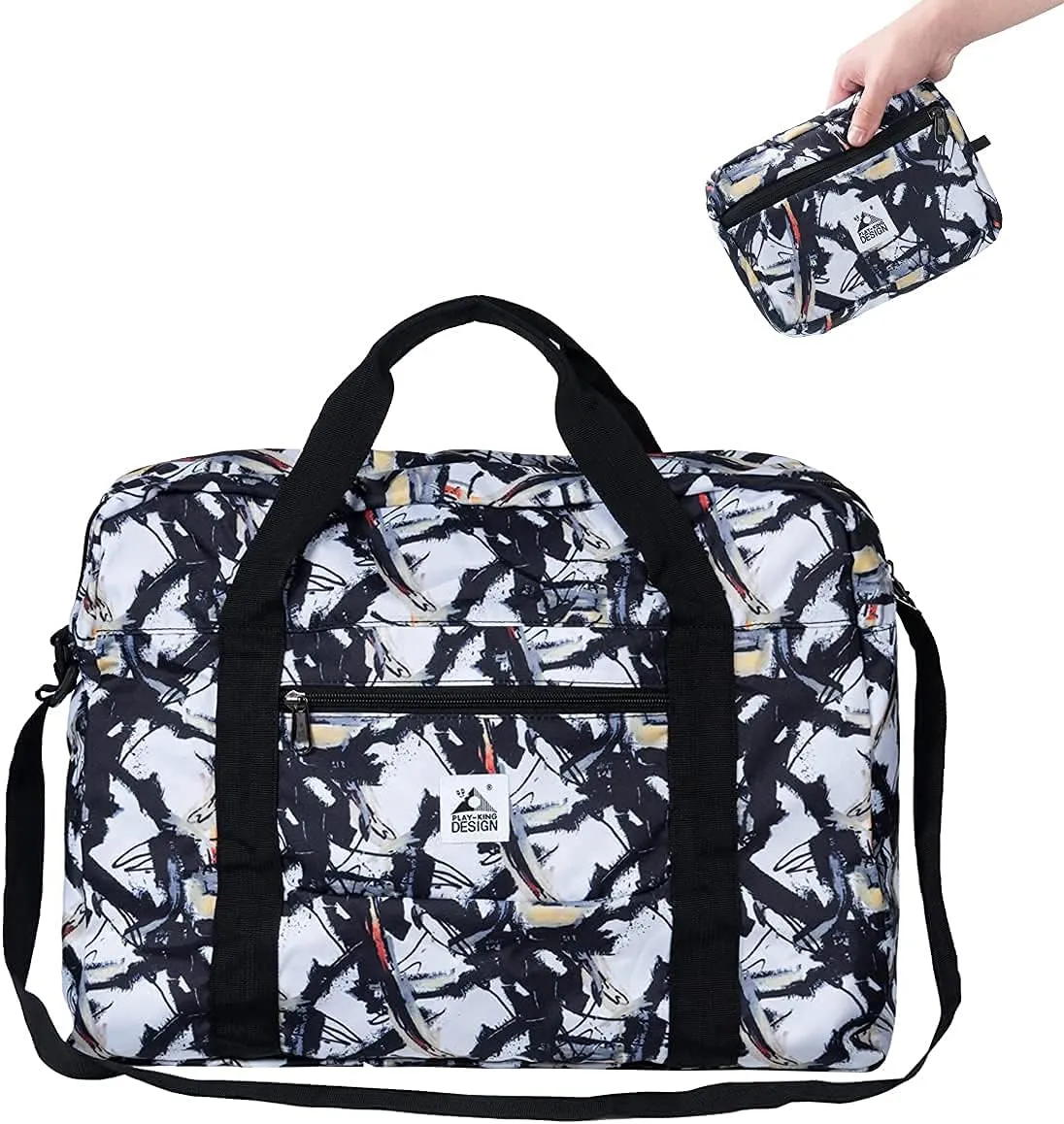 PLAY KING Travel Bag Foldable Travel Duffel Bag Luggage Bag for Women