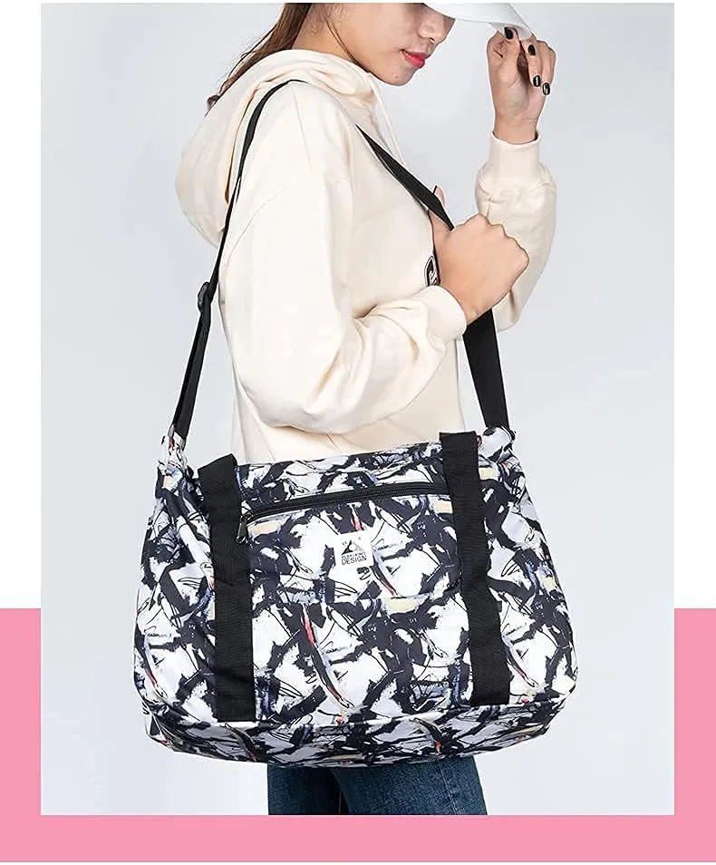 PLAY KING Travel Bag Foldable Travel Duffel Bag Luggage Bag for Women