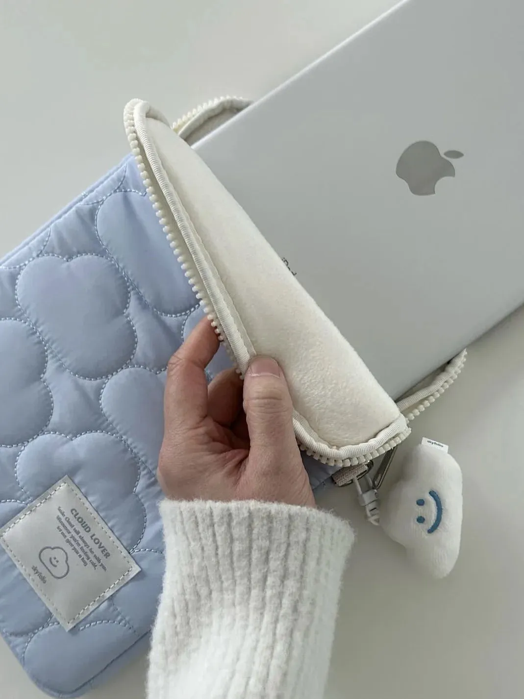 Plush Cloud Shockproof Computer Bag