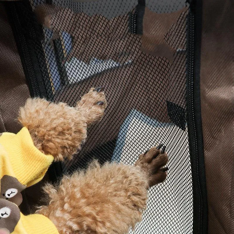 Portable Pet Haven: Versatile Oxford Cloth Crate For Pets by Dog Hugs Cat