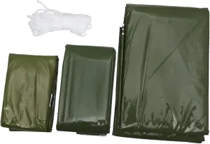 Portable Wild Survival Sleeping Bag Insulated Emergency Tent and Blanket Set