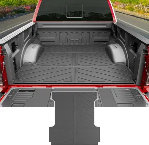 powoq 5.5FT Truck Bed Mat Compatible with 2015-2025 Ford F150 Bed Mat Truck Bed Liner All Season Protection Bed Liner Replacement for 2015-2025 Ford F150 Accessories (5.5FT Truck Bed Mat)