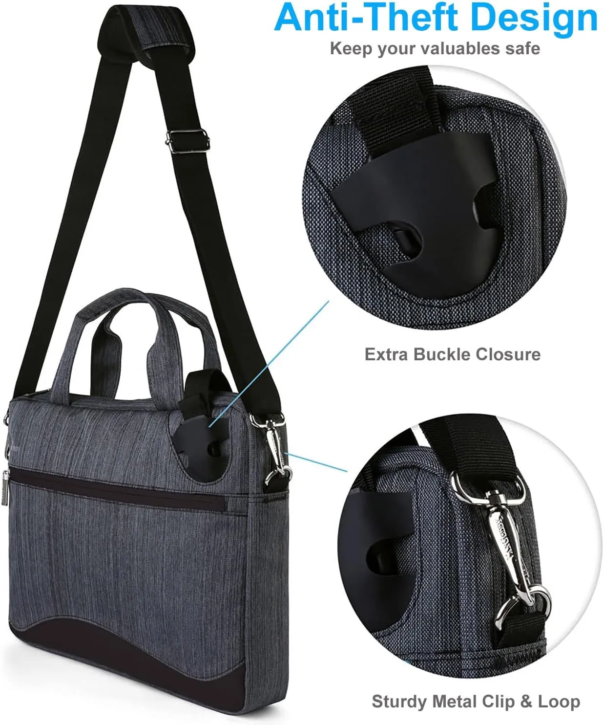 Protective Laptop Shoulder Bag Compatible with Acer Spin Aspire Swift Chromebook 14 13 Inch