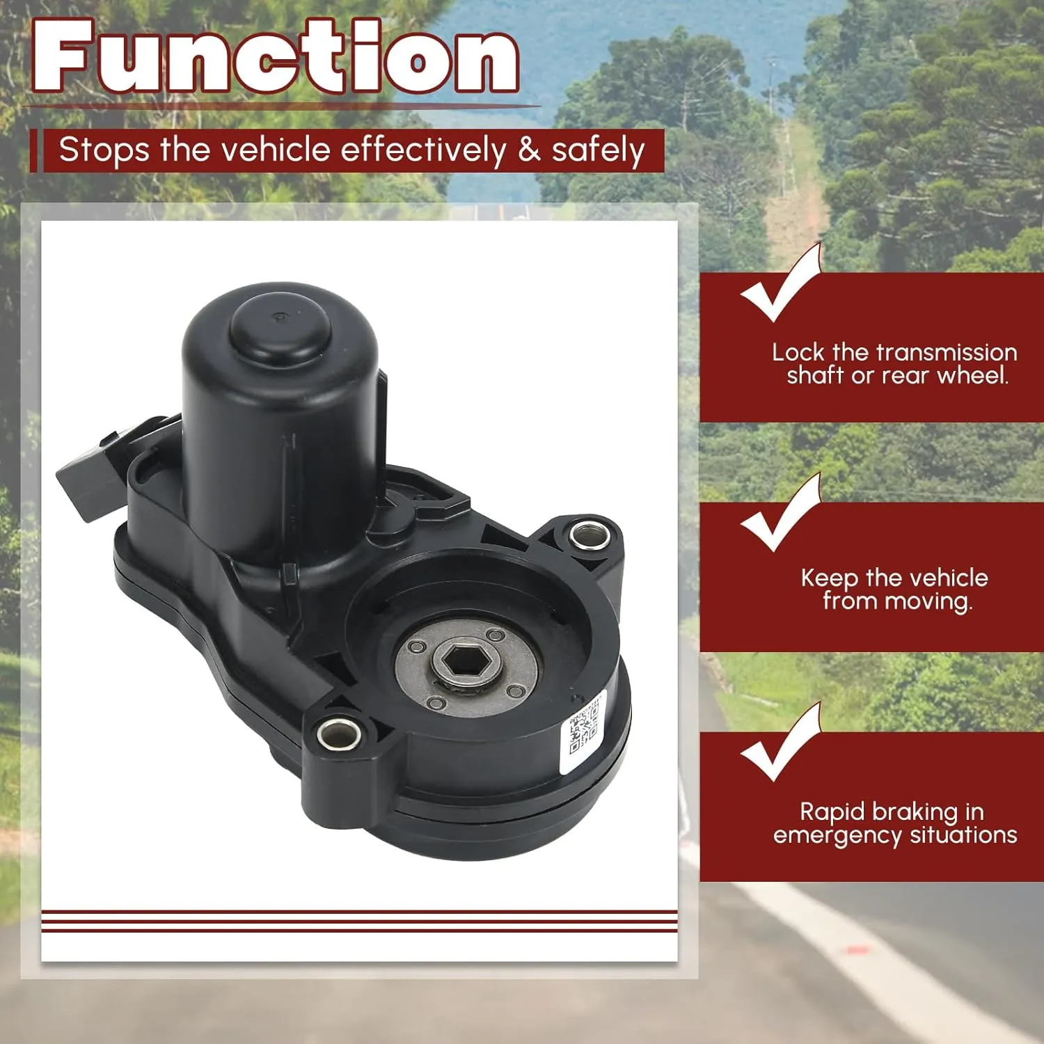 PTNHZ Rear Left & Right Parking Handbrake Actuator Compatible For 2016-2024 Mazda CX-5 CX-9