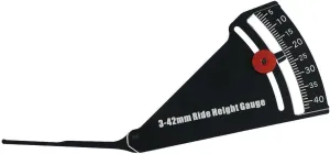 RC Car Ride Repair Height Gauge, Aluminum RC Car Wheel Height Rim Camber 3-42mm Adjustable Measuring Ruler For Flat Road Vehicles, Off-road Vehicles And Trucks
