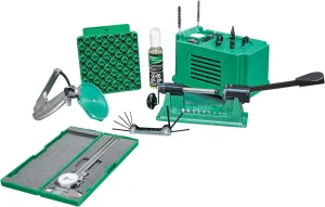 RCBS Case Prep Kit - Complete Brass Casing Preparation Set with Trimmer, Chamfer & Deburring Tool, Primer Pocket Cleaner, and Case Neck Brush Green