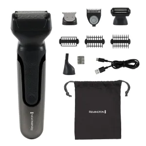 Remington ONE Shave & Groom Multi-Tool Electric Razor for Men, Foil Shaver with 4 Full-Size Attachments & 5 Adjustable Combs for Beard, Face & Body Grooming
