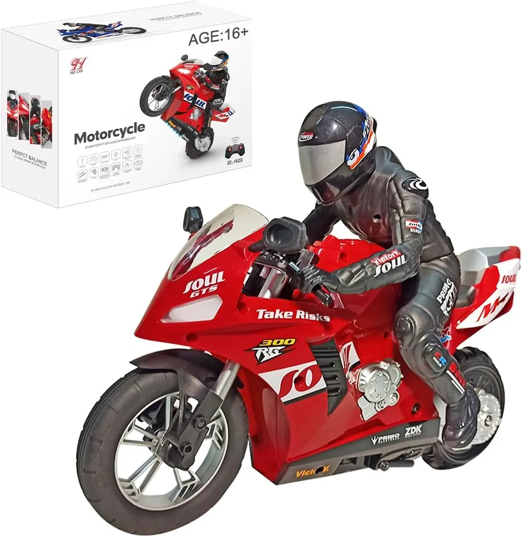 Remote Control Motor, 1/6 RC Two-Wheel Motorcycle Model, Six-Axis Gyroscope Motor Model