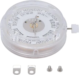 Replacement 2834 Mechanical Watch Movement, Alloy Material, Sturdy and Resistant, Professional Repairing Part with Storage Box, Fixing Tools and Screws, Silver Color,