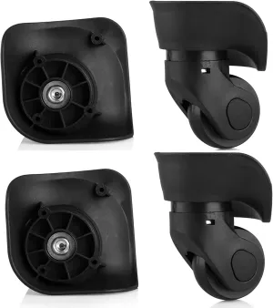 Replacement Luggage Wheels for Suitcases Repair, Set of 4, Luggage Spinner Wheel Replacement Repair Casters for Travel Customs Trolley Bag