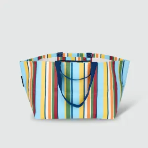 Retro Stripe Oversized Tote