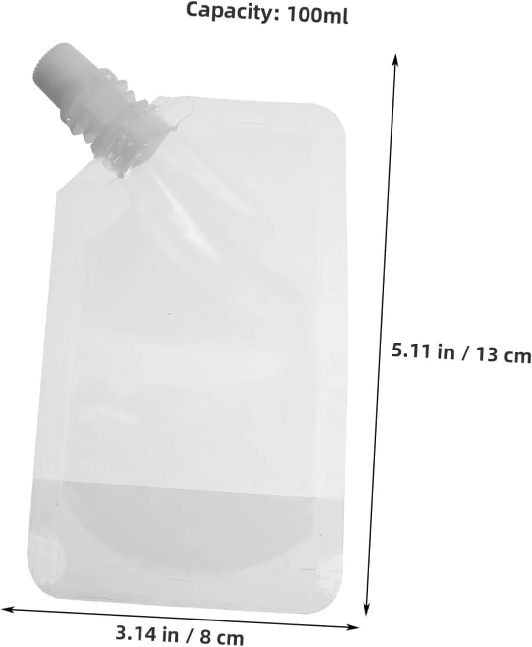 Reusable Juice Bags Straw Leakproof Edible Oil Containers for Camping Stand up Milk Holder Pouches