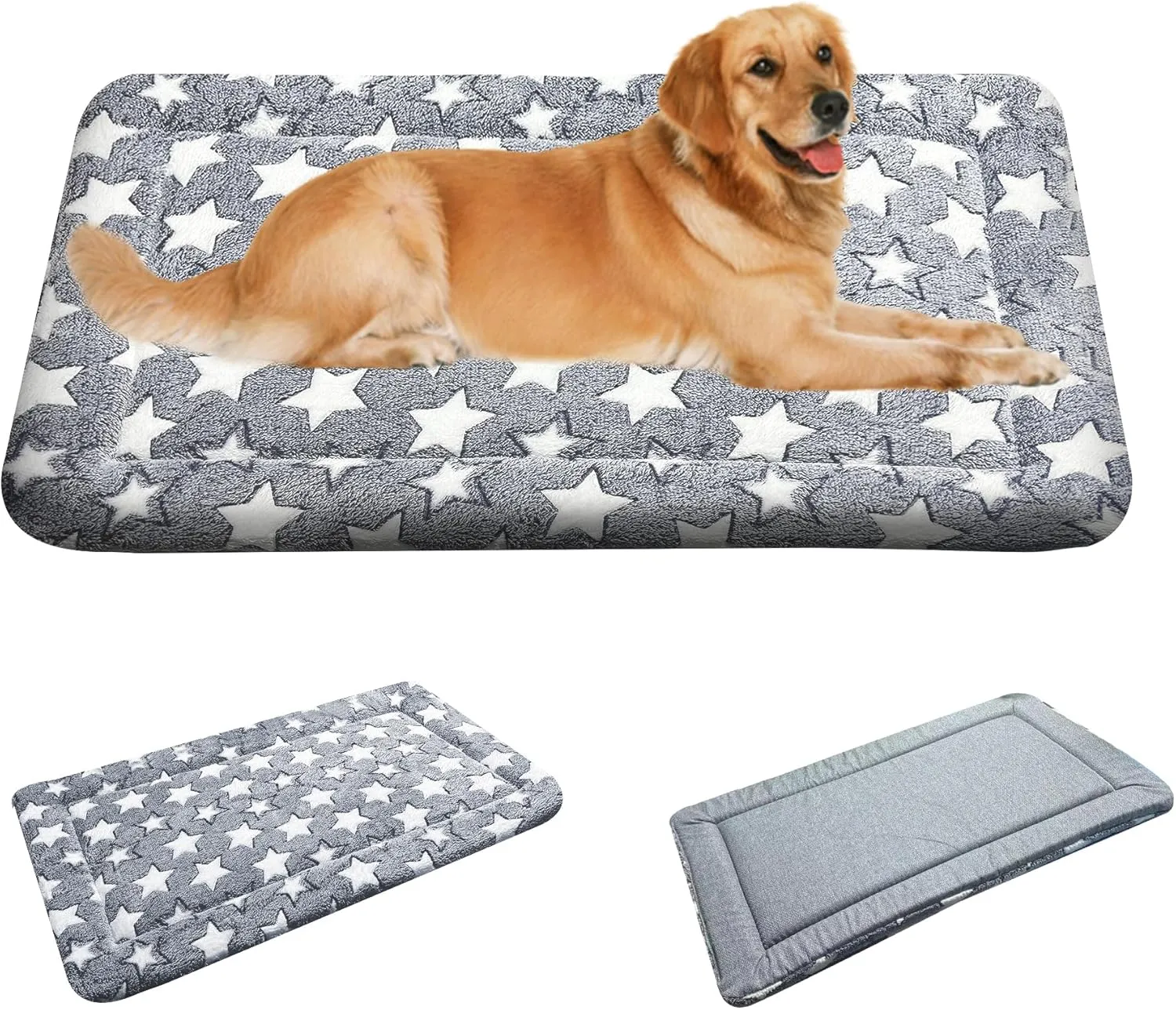 Reversible Dog Mat for Pet Comfort - Soft Bed Pads with Dual-Sided Design for All Seasons - Durable, Machine Washable for Crates, Travel, and Home